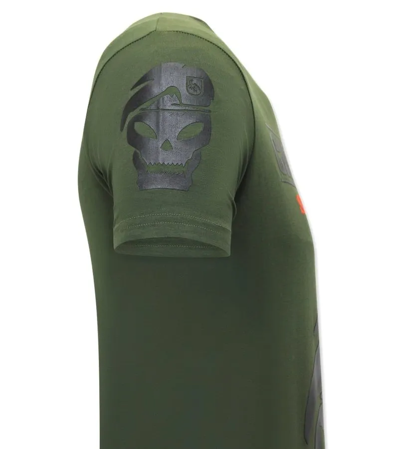 CAMISETAS HOMBRE CALL OF DUTY  VERDE